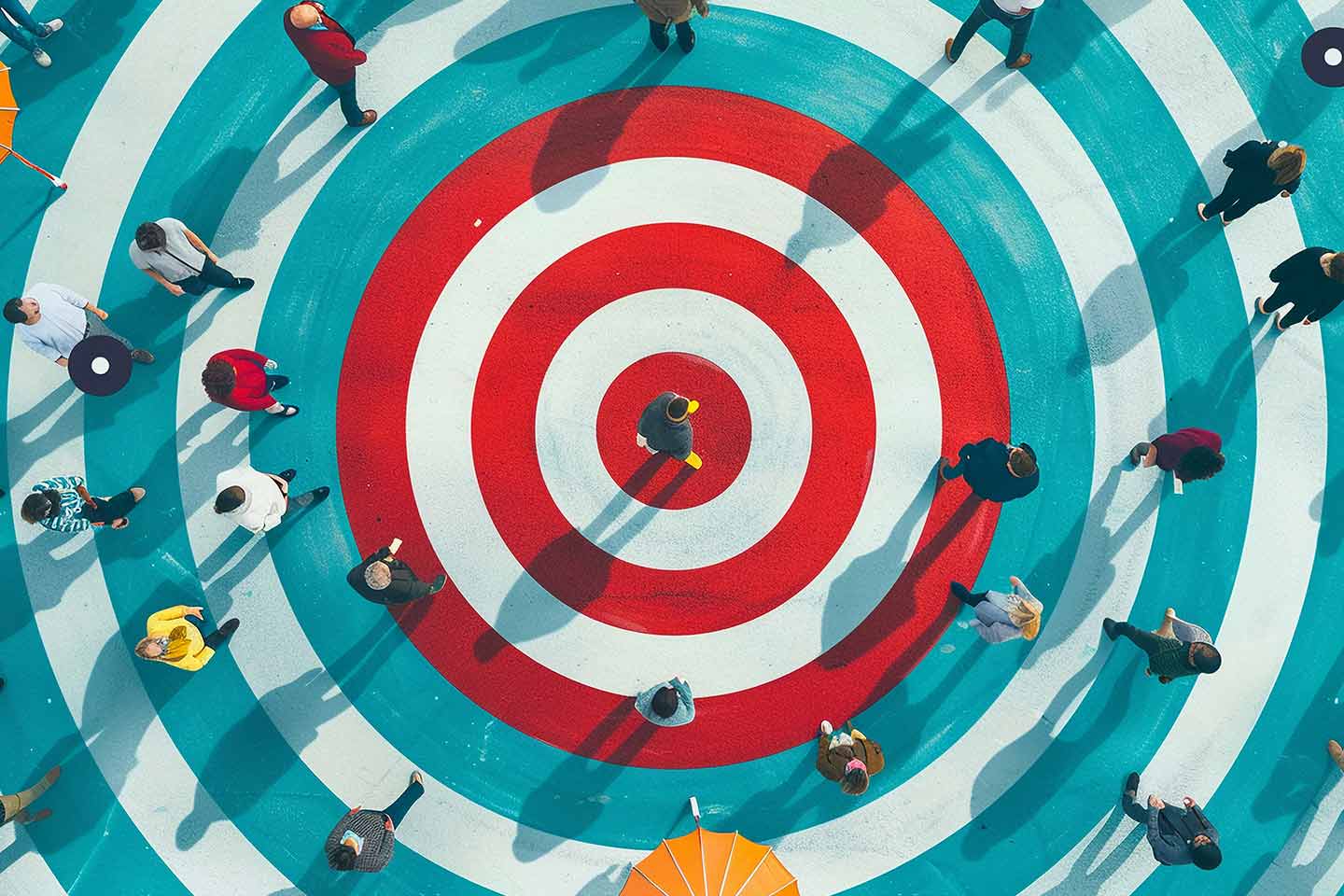 illustration of an target audience